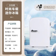 4L Mini Fridge for Face Masks, Beauty Products, Skincare, Small Fridge, Semi-Car Fridge, Dual-Use fo