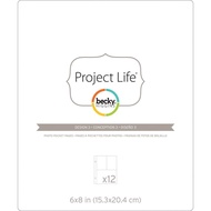 Project Life Photo Pocket Pages for Pocket Scrapbooks Album 6"X8" 12/Pkg - 4x6/4x3