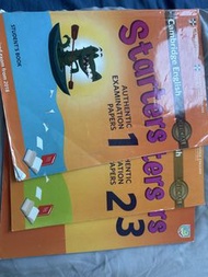 劍橋英語 Cambridge English Starters 1, 2, 3 練習書