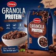 EMCO Chocolate Protein Granola 500g | High Protein | High Fibre | Whole Grain Oats