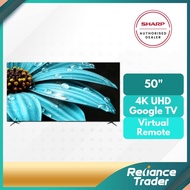 Sharp 4K UHD Google LED TV (50Inch) 4TC50FJ1X