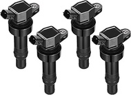 Set of 4 UF652 Ignition Coil Pack Compatible with 2012-2021 Hyundai Accent 2012-2017 Veloster 2012-2