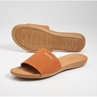 [11.11 SALE] Polo Hill Sandal Premium Orange (Brown) | Women's Shoes | Flat Sandal | Slip On | EU37 