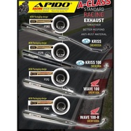 Exhaust APIDO KRISS,WAVE,EX5 CLASS 1,SYM BONUS