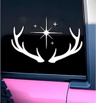 ACOTAR Night Court Deer Horn Car Decal - Bookish, ACOMAF Decal - Book Club, Fantasy Reader, Car Acce