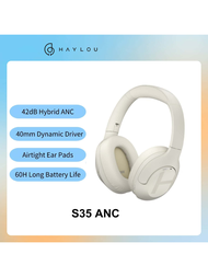 Haylou S35 Anc無線耳機42db Anc Enc耳罩式耳機嘈音消除60h播放時間男女適用