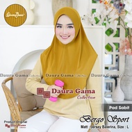 Bergo Sport Instant Hijab Jersey Material By Daura Gama
