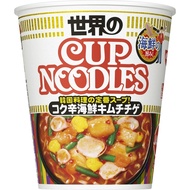 【Directly from Japan】Nissin Foods Cup Noodles Rich Spicy Seafood Kimchi Jjigae [Standard Korean Soup] Cup Noodles 74g x 12 pieces