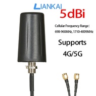 LIANKAI เสาอากาศภายนอกรถเสาอากาศ WIFI 5G 4G LTE พร้อมตัวเชื่อมต่อ SMA