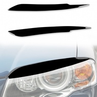 Suitable for 06-07 Audi A4B7S4 Light Eyebrow Piano Black Car Modification Decoration Bright Black Ca