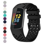 Compatible with Fitbit Charge 5 Bands/Charge 6 Bands for Women Men, Soft Breathable Replacement Spor