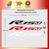 Yamaha R15M Sticker Reflective yzf Stiker racing motogp motorsport superbike pantulan cahaya Waterpr