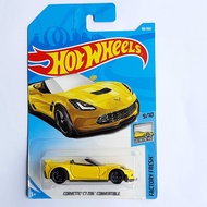 Hot Wheels Corvette C7 Z06 Convertible | FACTORY FRESH | Yellow | 1:64 Scale