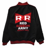 日本 Red Ribbon Army Dragon Ball 龍珠中性薄身刺繍棒球外套 Size: M / L / LL / 3L / 4L 尺寸大約: 身長 | 寬度 | 袖長（cm） M: 63 