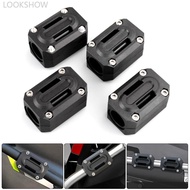 LOOKSHOW 1Pc Motorcycle Parts Motorcycle Modified Block Crash Bar Engine Guard Protection Bumper Dec