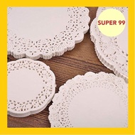 (250PCS) Doyleys Paper / Dolly Paper / Doily Paper / kertas dolly - 3.5" / 5.5" / 8.5"