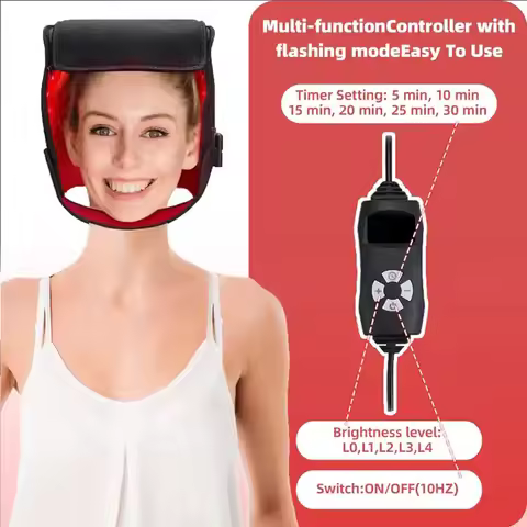 Infrared Liner 660nm 850nm Head pain relief promoting hair regeneration device Hair loss treatment C