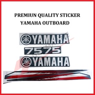 PREMIUN QUALITY LOGO YAMAHA OUTBOARD DECALS STICKER SET LAMBANG YAMAHA ENJIN SANGKUT EMBLEMS YAMAHA