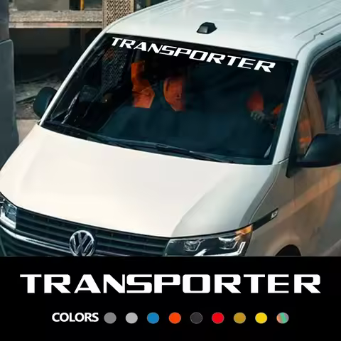 Car Windshield Stickers For Volkswagen VW Transporter T3 T4 T5 T6 Camper Van Custom Graphics Vinyl D