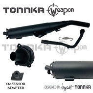 TONKKA WEAPON YAMAHA Y15ZR LC135 V1-V7 RACING BACK PRESSURE EXHAUST EKOZS BP 32X32X32MM 32X35X32MM 3
