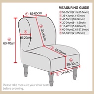 UK22 Sofa coverSingle Armless Accent Chair Cover Stretch Seat Covers Cheap Couch Slipper Chair Cover