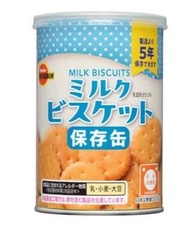 日本進口 - Bourbon牛奶餅乾罐｜日本防災認證保存餅乾 平行進口 此日期前: 30/08/2030