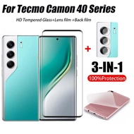 HD Tempered Glass for Tecno Camon 40 Pro 40 Premier 30S 30s 30 Pro 4G 5G 3-in-1 9H Screen Protection