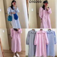 [FG] Dahye Stripe Maxi Shirt Dress D10269