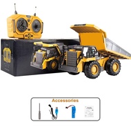 2.4Ghz Excavator Remote Control 11 Channel Diecast Model Paduan RC Crawler Loader Excavator Mainan A