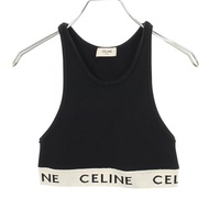 [มือสอง] เสื้อกล้าม Celine CELINE โลโก้ เสื้อกีฬาถัก ผ้าฝ้าย สำหรับผู้หญิง มือสอง B