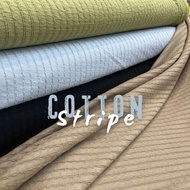 Cotton Stripe Cotton Stretch/ Cotton Striped Fiber/ Premium Cotton/