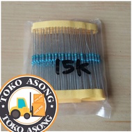 15k Metalfilm Resistor 1% 1/4 Watt 15 kilo ohm Resistor