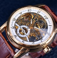 Hot Sale Forsining Mens Fashionable Casual Hollow Automatic Mechanical Watch Watch 【APR】