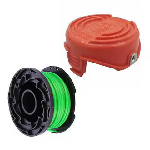Spool Line and Cover Cap Set for Black & Decker For GL7033 GL8033 GL9035 Grass Trimmer Model Support
