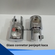 Glass Clamp Stainless Glass Pipe Connector 1 inch 25mm 25 mm