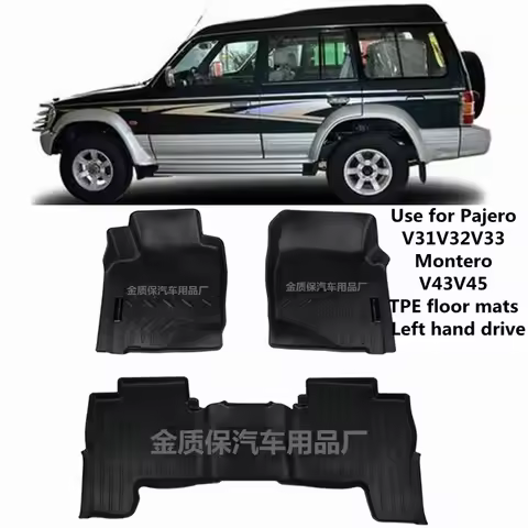 Use for Mitsubishi Montero V43 V45 V46 custom car All-Weather car Floor Mat Fit For Pajero V43 V45 V