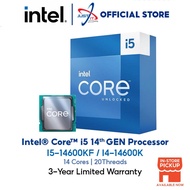 INTEL I5-14600KF / I5-14600K LGA1700 Processor ( 14 Cores / 20 Threads / Max Turbo Frequency 4GHZ / 