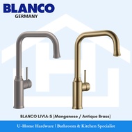 Blanco Livia-S Sink mixer (Antique Brass / Manganese Colour)