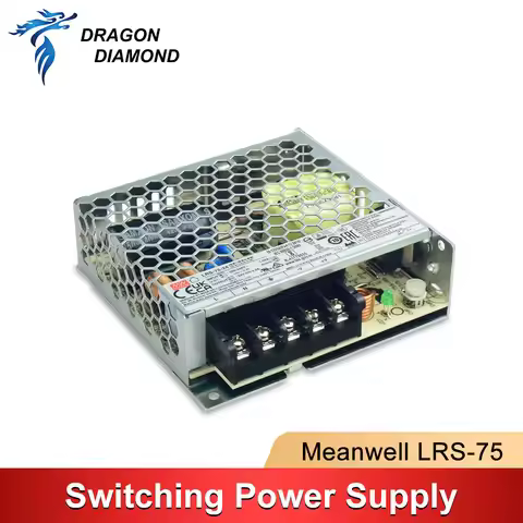 1PC Meanwell LRS-75 Switching Power Supply 5V 12V 24V 36V 48V 75W Original MW Taiwan Brand for CO2 L