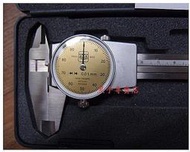 工具 瑞士 TESA 精度0.01MM 150mm 6 附錶型游標卡尺 錶型卡尺 深度卡尺