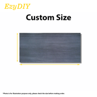 Custom Cut To Size Chipboard Table Top Wood Shelf Wall Wardrobe Partition 15mm Dark Grey Slate Black Laminated Chipboard Papan [ASK FOR PRICE FIRST]