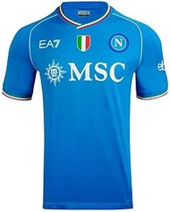 SSC NAPOLI EA7 Tri-Colour Crest Technical Fabric Dry Touch 2023/2024 Racing Jersey