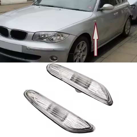 Left and right fender turn signal lights63137253325 63137253326 For BMW 1 Series E87 E90