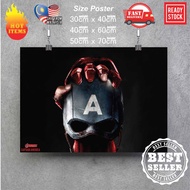 (READY STOCK)Marvel Poster The Avengers iron Man Spider-Man Captain America Hulk Doctor Strange Thor