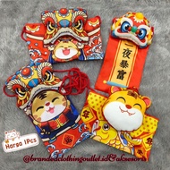 Angpao WALLET 3D BARONGSAI TAS / ANGPAO KAIN TAS / ANG PAO SELEMPANG / ANGPAO IMLEK LUCU / BARONGSAI