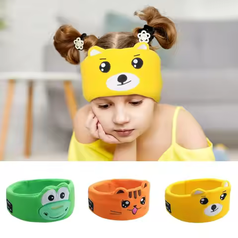 Kid Bluetooth Headphone Sleep Mask Bluetooth 5.0 Stereo Music Player Support Handsfree Soft Music He