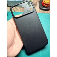 [17 Pro Max] AULUMU A17 Vegan Leather Magnetic Phone Case, Using CoolHyper Technology and Camera Con