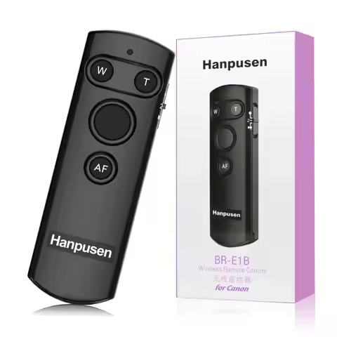 Wireless Shutter Release Remote Control for Canon EOS R100 M6II 6DII T7i T8i 77D SL2 SL3 G5XII G7XII