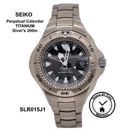 SEIKO Diver’s 200m Titanium Perpetual Calendar Watch, SLR015J1