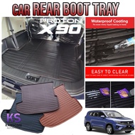 PROTON X90 2023 - 2024 Leather Car Rear Boot Tray Trunk Cargo Mat Carpet Accessories Aksesori Kereta
